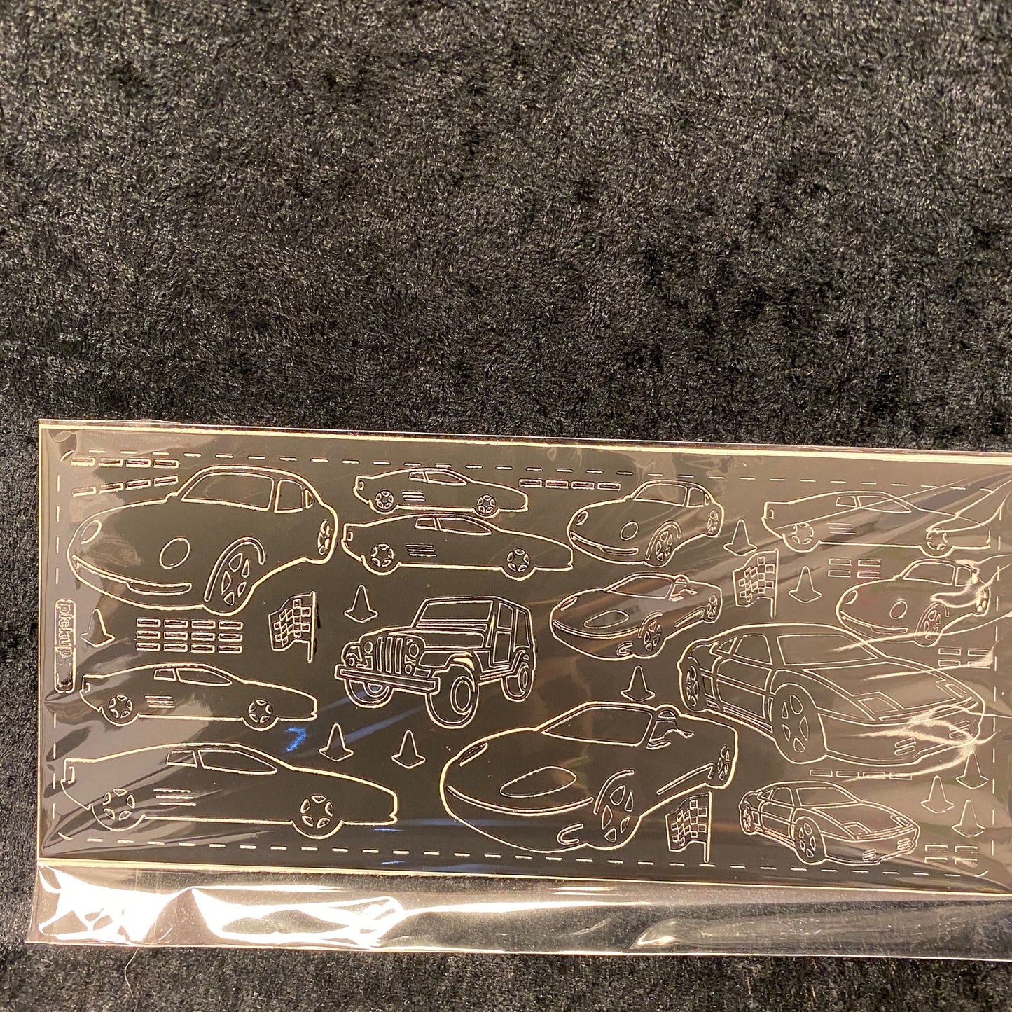 Klistremerker biler svart