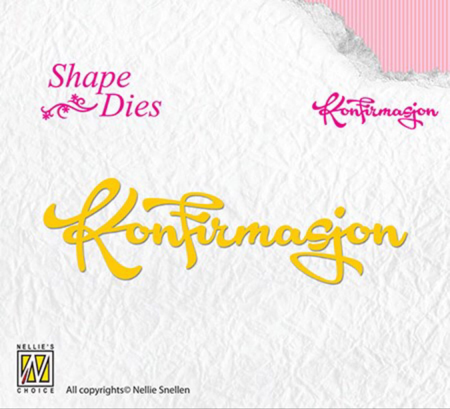 Nellie Snellen - tekstdie "konfirmasjon"
