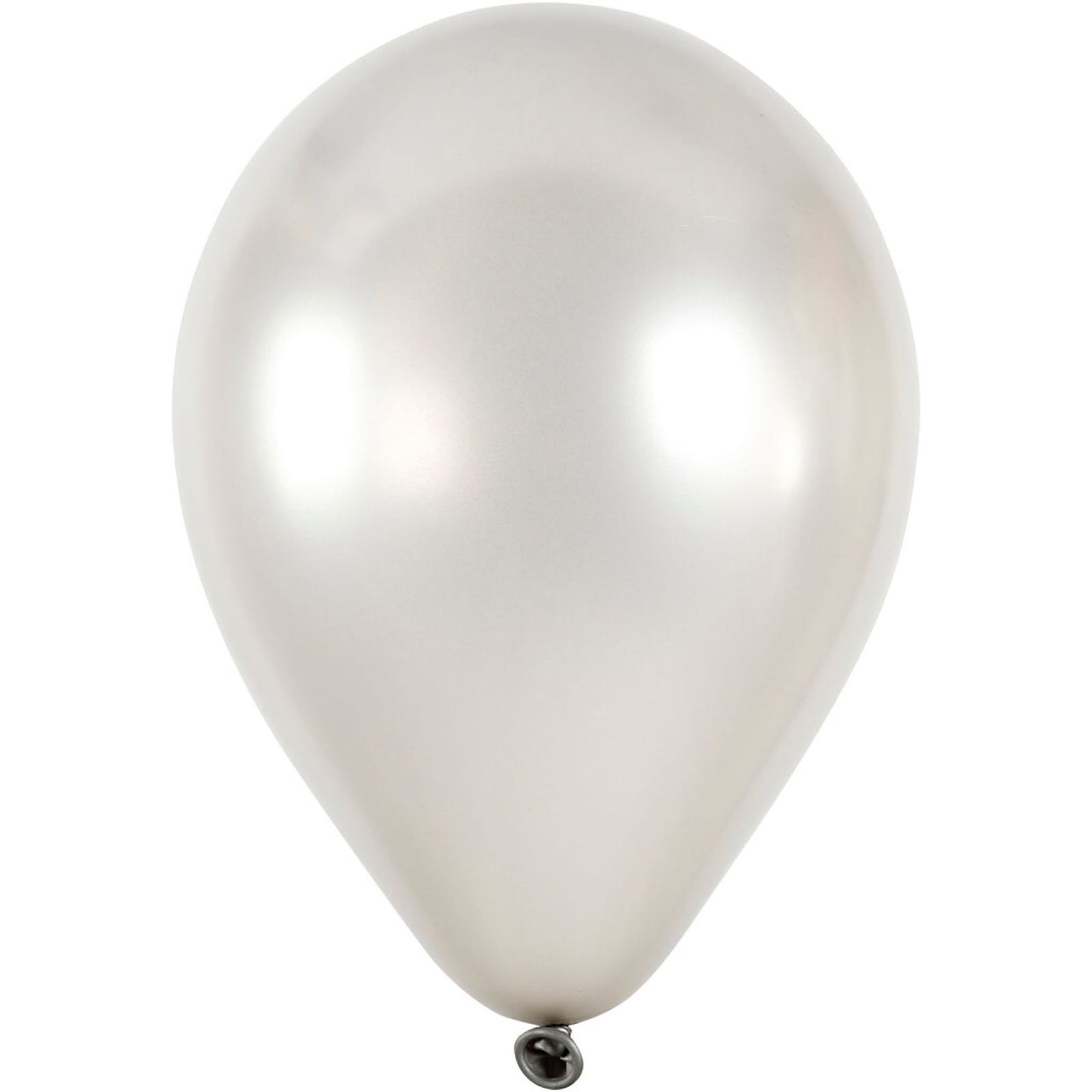 Ballonger 8 stk sølv Ø23cm