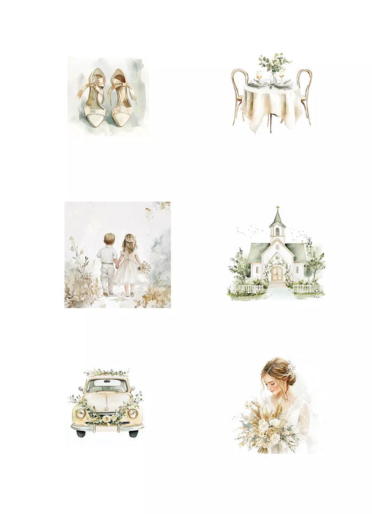 NYHET! Reprint- Marry Me 1 - Klippark A4 -Kp0131