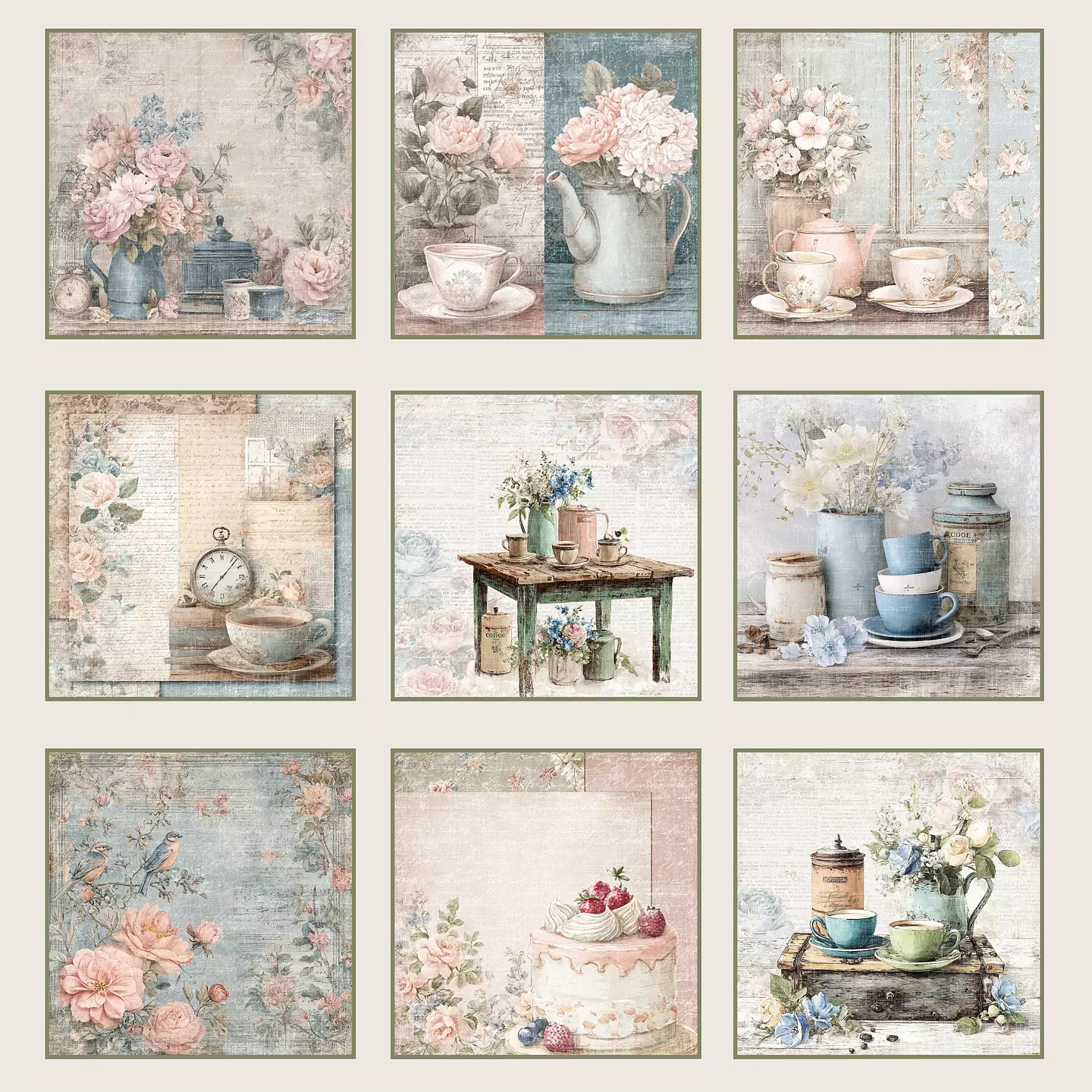 NYHET! Reprint  -  Quiet Moments Collection -6x6- Rpp114