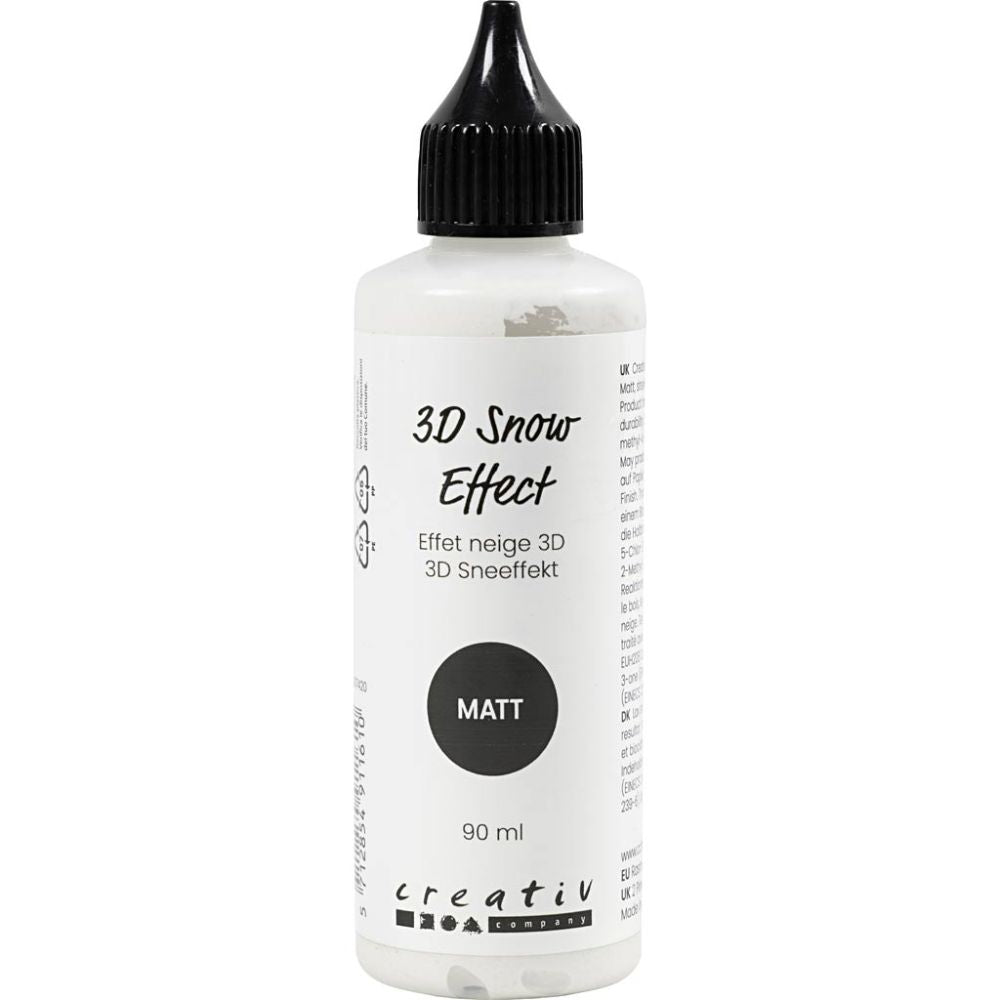 3D snø/ modelleringspasta - snow effect  90ml