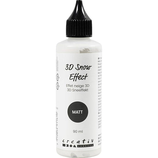 3D snø/ modelleringspasta - snow effect  90ml