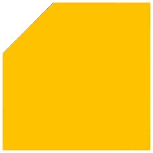 Ensfarget kartong - Golden / Gul   30,5x30,5 -  12x12 Inch Smooth Cardstock 220gsm