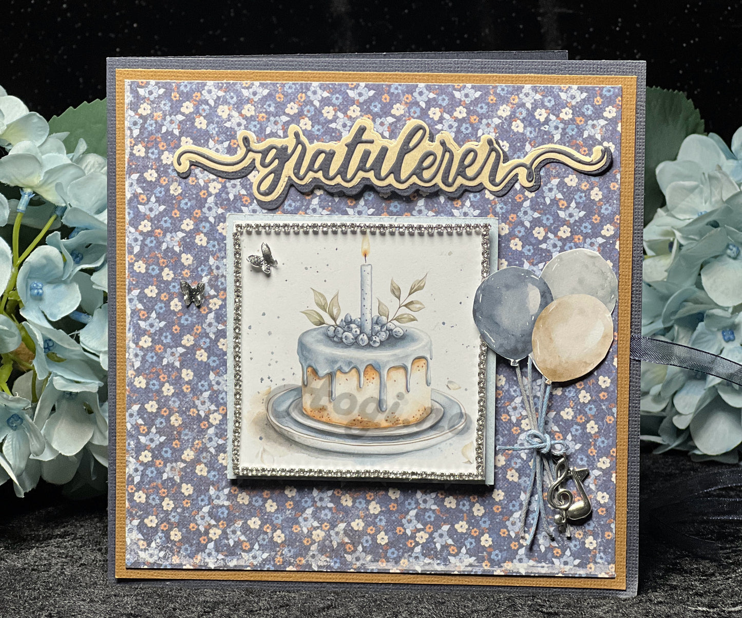 Hobbypakke / hobbykit -  kort med POP-UP kort