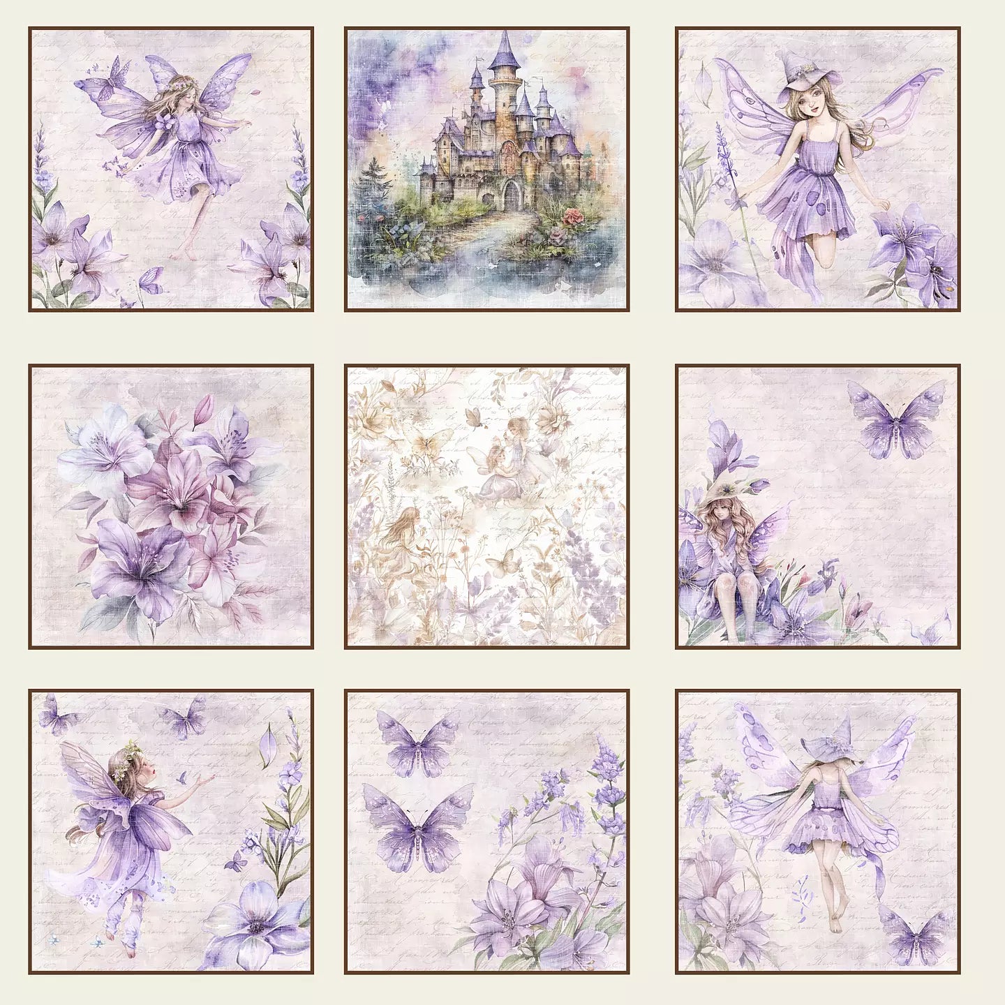 NYHET! Reprint Paperpack - Fairies Collection Paperpack - 12x12