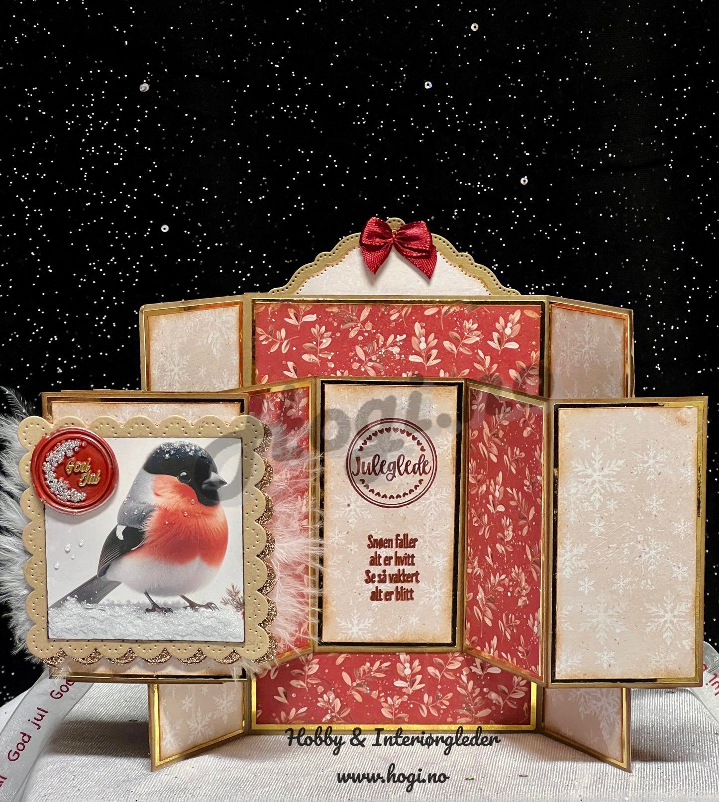 Hobbypakke - pop up panelkort!