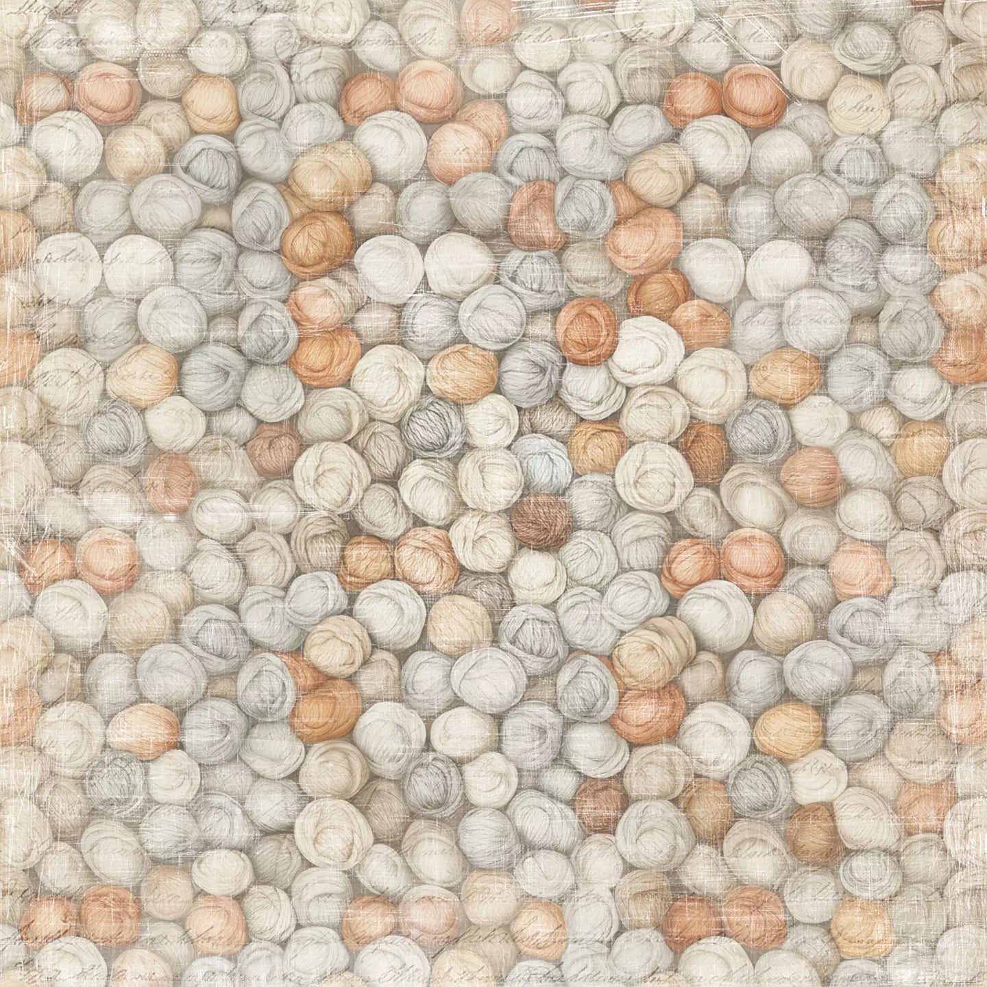 NYHET! Reprint mønsterark - Cozy season - Flower Corner 12x12