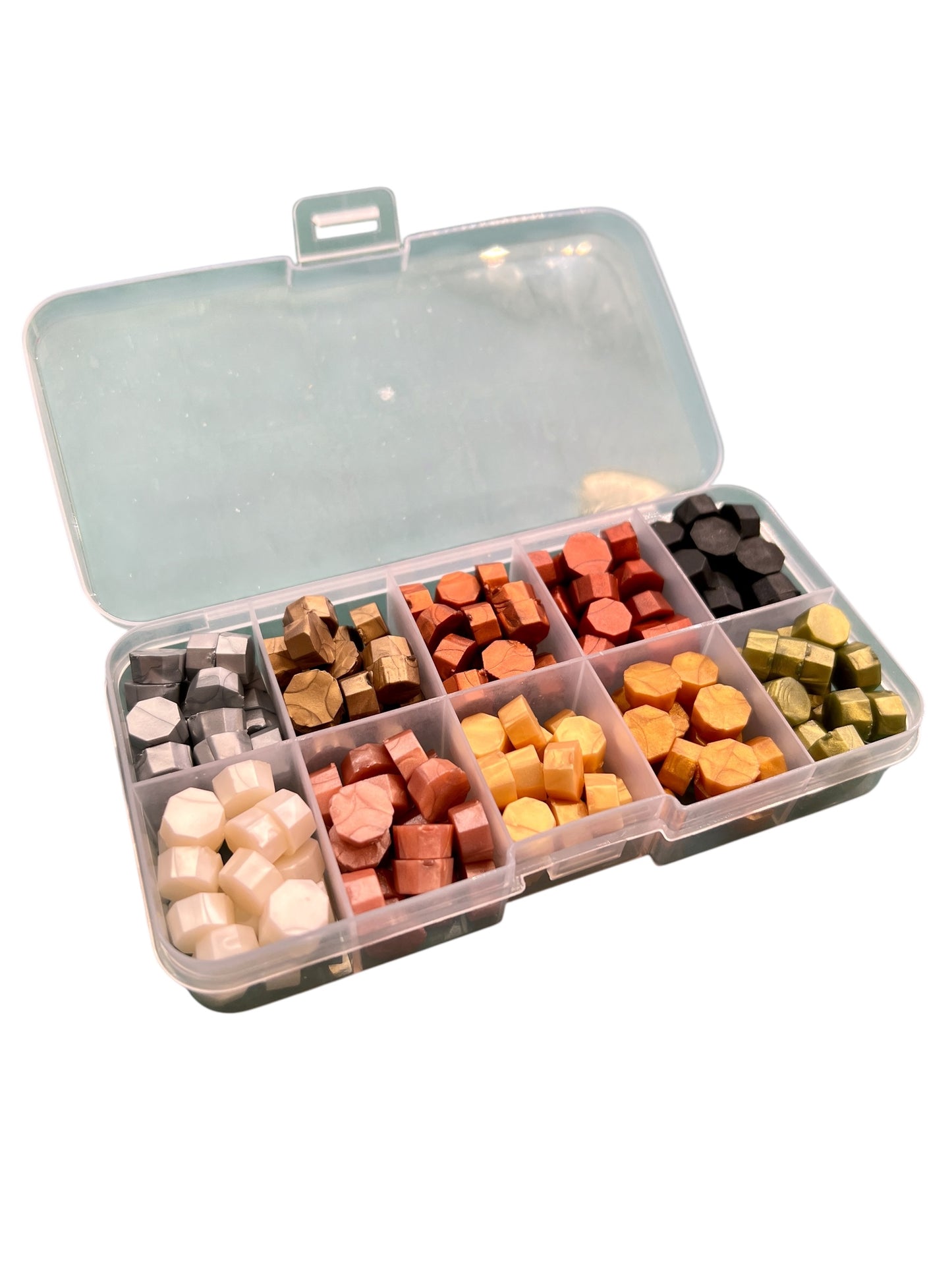 Wax octagon (ca 150 stk) - voks til bruk med lakksegl/ lakkstempel