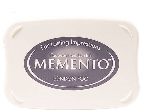Memento - London Fog inkpad - Grå stempelpute