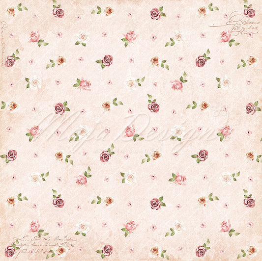 Maja Design - mønsterark - Autumn Poem - The rose 12'x12'