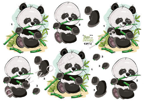 3D klippark Panda