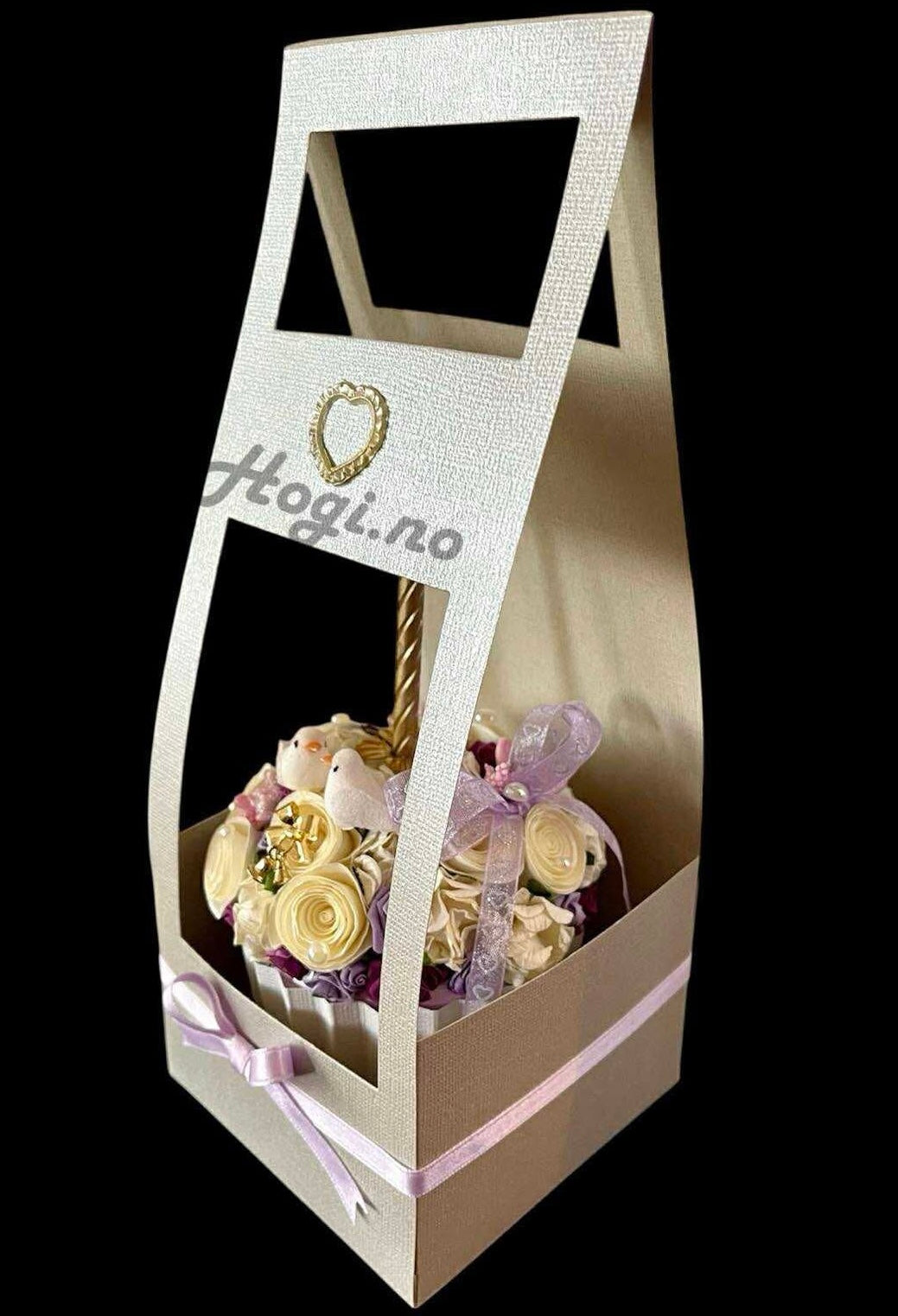 Hobbypakke - Muffins gaveboks med gaveeske-pose