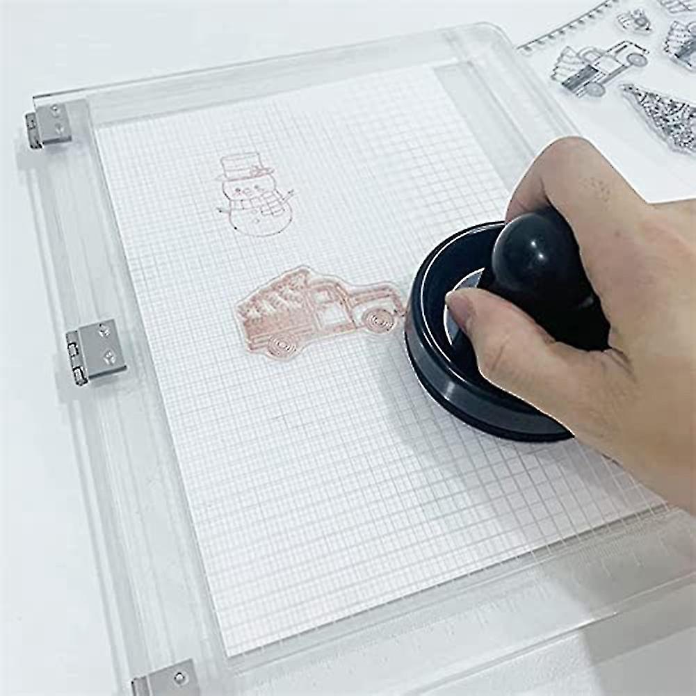 Stempelverktøy - Stamp Pressure Tool - Black HobbyGros Storage. Stamping Tool - Pressing Tool. 75x55mm.