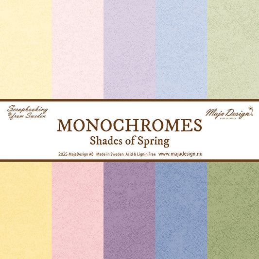 Maja Design Shades of Monocromes - Spring of garden - Hele serien (5ark)