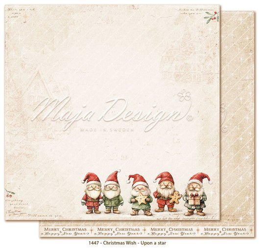 NYHET! Maja Design Christmas Wish  - 12x12' -  Upon a star