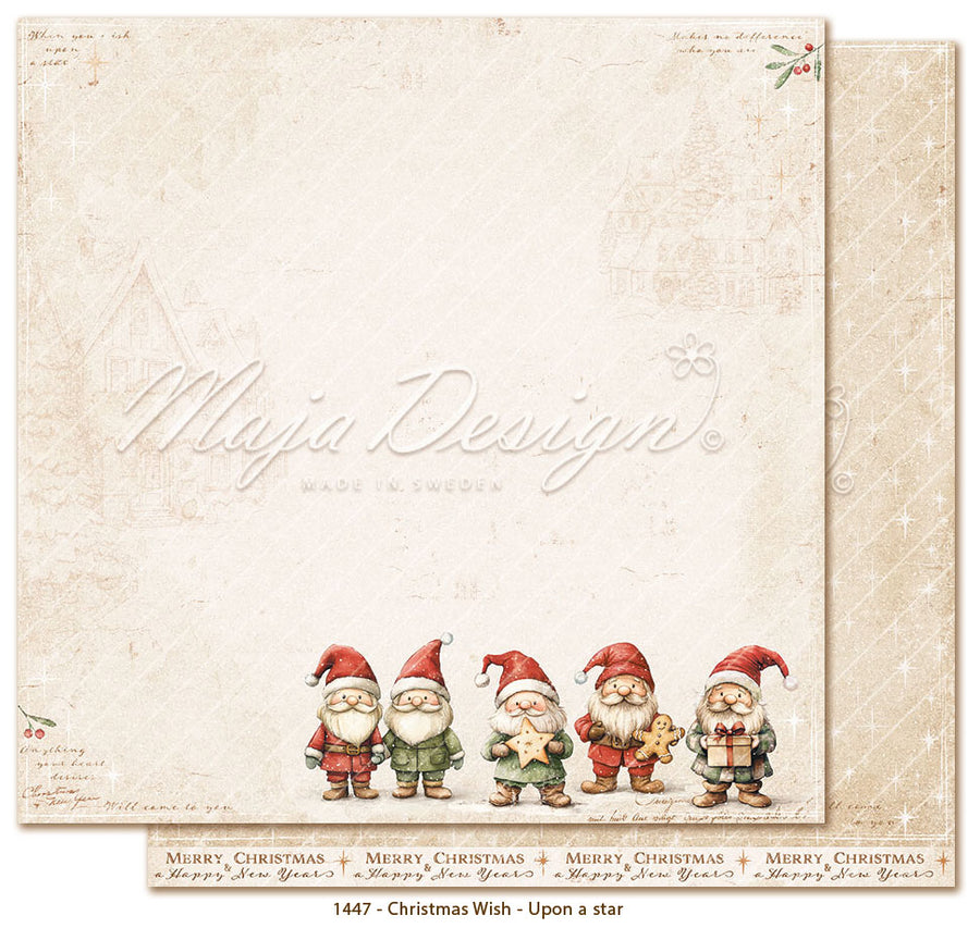 NYHET! Maja Design - Christmas Wish - Paper Pack - 6 x 6"