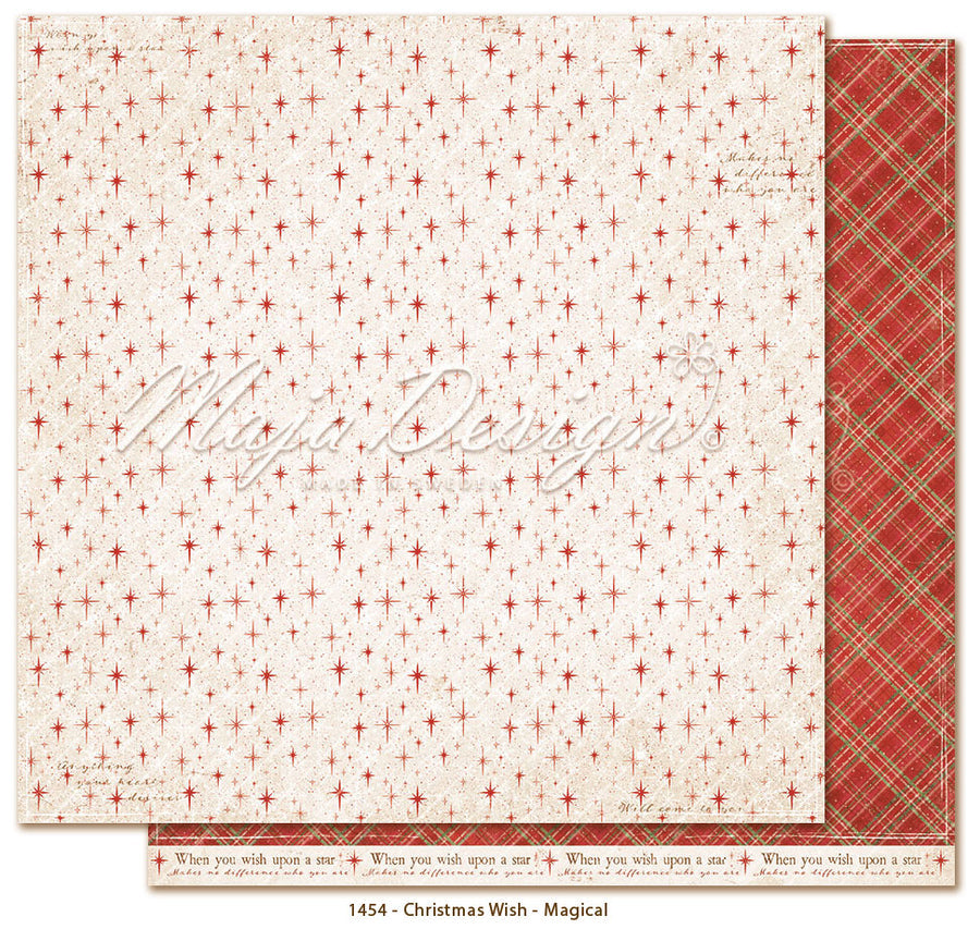 NYHET! Maja Design - Christmas Wish - Paper Pack - 6 x 6"