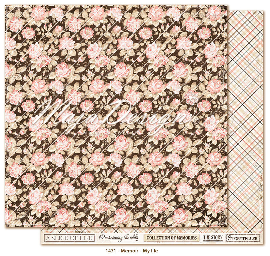 Forhåndsbestill ! Kommer snart! 
NYHET! Maja Design - Memoir - 12x12' Collection Pack + monocromes