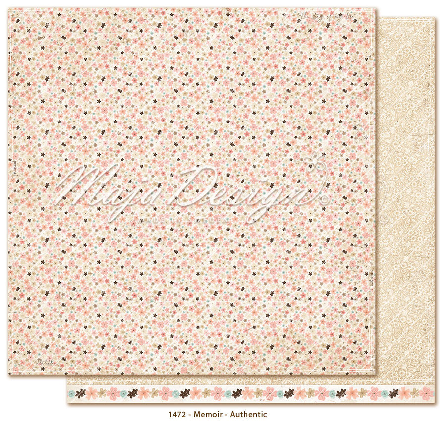 Forhåndsbestill ! Kommer snart! 
NYHET! Maja Design - Memoir - 12x12' Collection Pack + monocromes