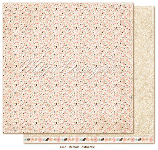 Forhåndsbestill ! Kommer snart! 
NYHET! Maja Design -  Memoir - Authentic 12 x 12"