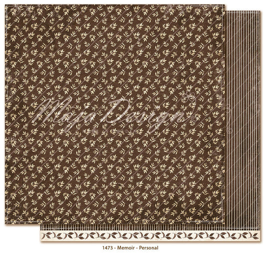 Forhåndsbestill ! Kommer snart! 
NYHET! Maja Design -  Memoir - Personal 12 x 12"