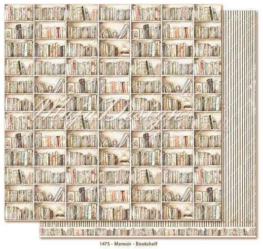 NYHET! Maja Design -  Memoir -  Bookshelf  12 x 12"