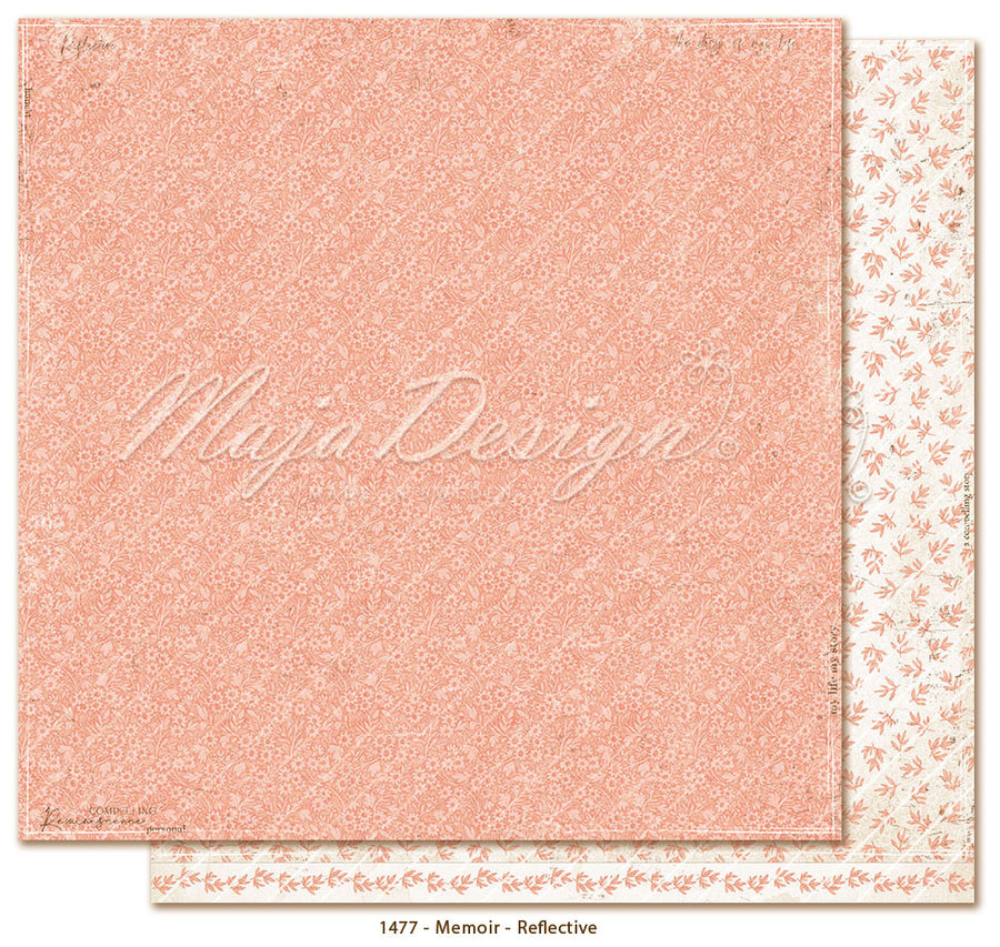 Forhåndsbestill ! Kommer snart! 
NYHET! Maja Design - Memoir - 12x12' Collection Pack + monocromes