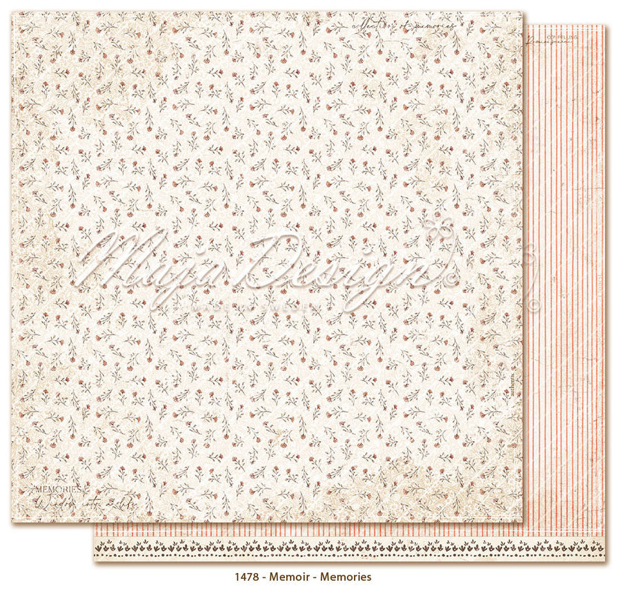 Forhåndsbestill ! Kommer snart! 
NYHET! Maja Design - Memoir - 12x12' Collection Pack + monocromes