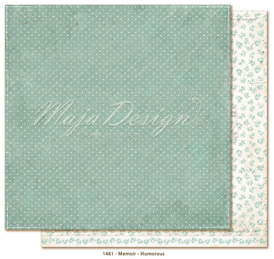 Forhåndsbestill ! Kommer snart! 
NYHET! Maja Design - Memoir - 12x12' Collection Pack + monocromes