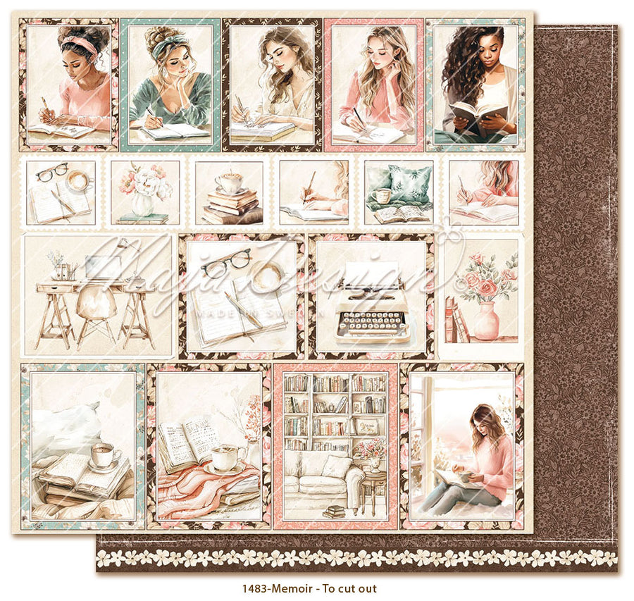 Forhåndsbestill ! Kommer snart! 
NYHET! Maja Design - Memoir - 12x12' Collection Pack + monocromes