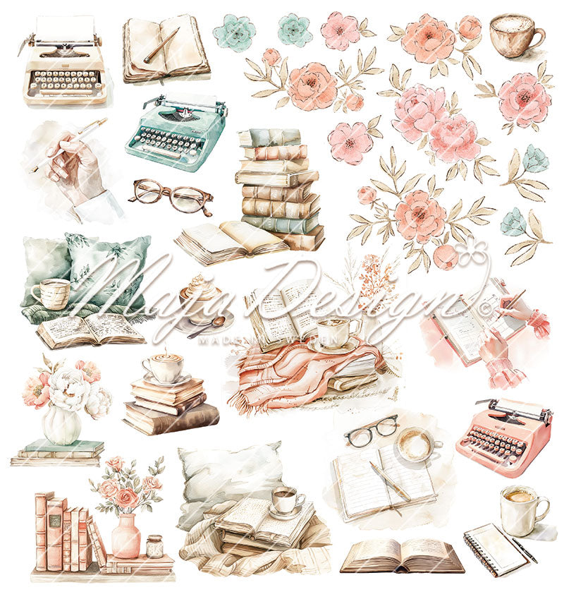 Forhåndsbestill ! Kommer snart! 
NYHET! Maja Design - Memoir - 12x12' Collection Pack + monocromes
