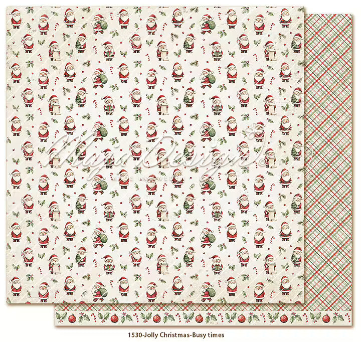 FORHÅNDSBESTILL NÅ! NYHET! Maja Design - Jolly Christmas - Collection pack - 6x6'