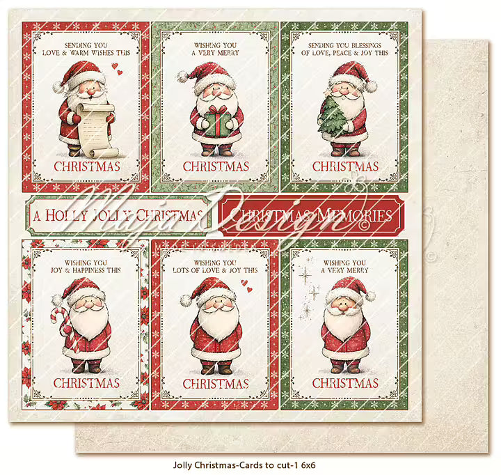 FORHÅNDSBESTILL NÅ! NYHET! Maja Design - Jolly Christmas - Collection pack - 6x6'