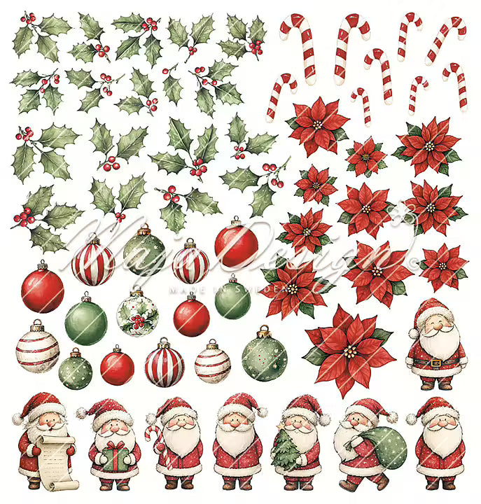 FORHÅNDSBESTILL NÅ! NYHET! Maja Design - Jolly Christmas - Collection pack - 12x12'