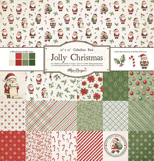 FORHÅNDSBESTILL NÅ! NYHET! Maja Design - Jolly Christmas - Collection pack - 12x12'