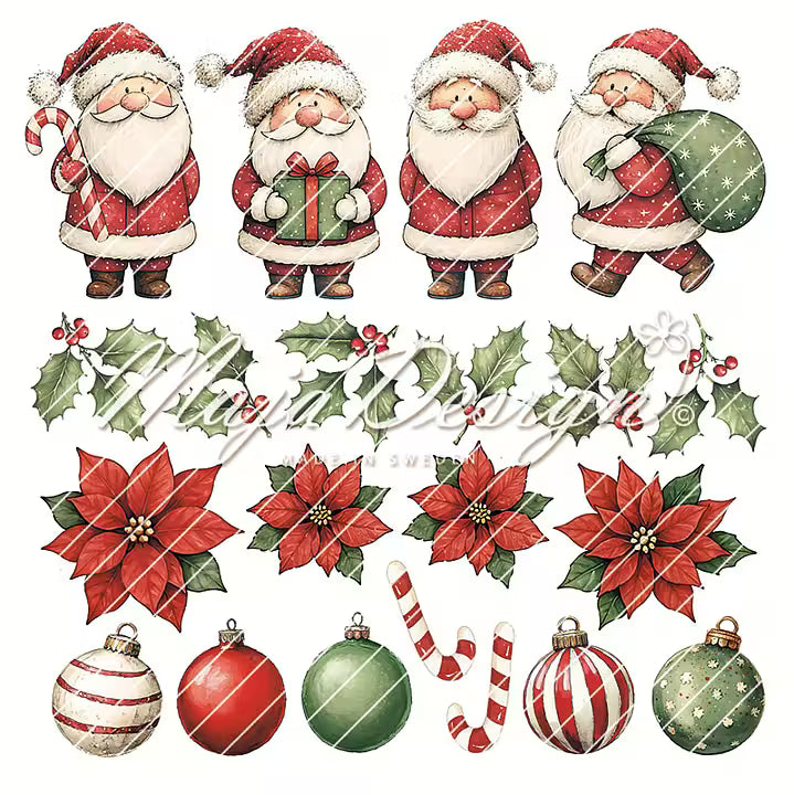 FORHÅNDSBESTILL NÅ! NYHET! Maja Design - Jolly Christmas - Collection pack - 6x6'