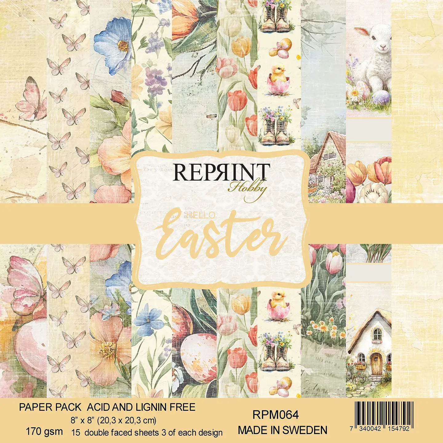 NYHET! Reprint- Hello easter Collection Paperpack- 8x8