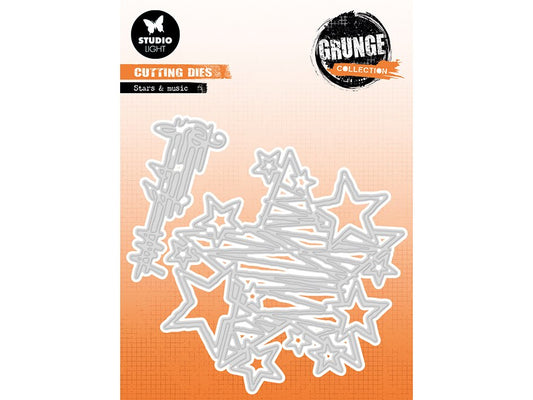 Studiolight dies - Stars & Grunge Dies (SL-GR-CD435)