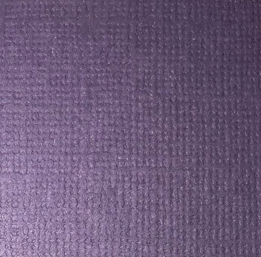 Reprint - ensfarget kartong - Purple rain / dyp lilla -12x12 - 190gms
