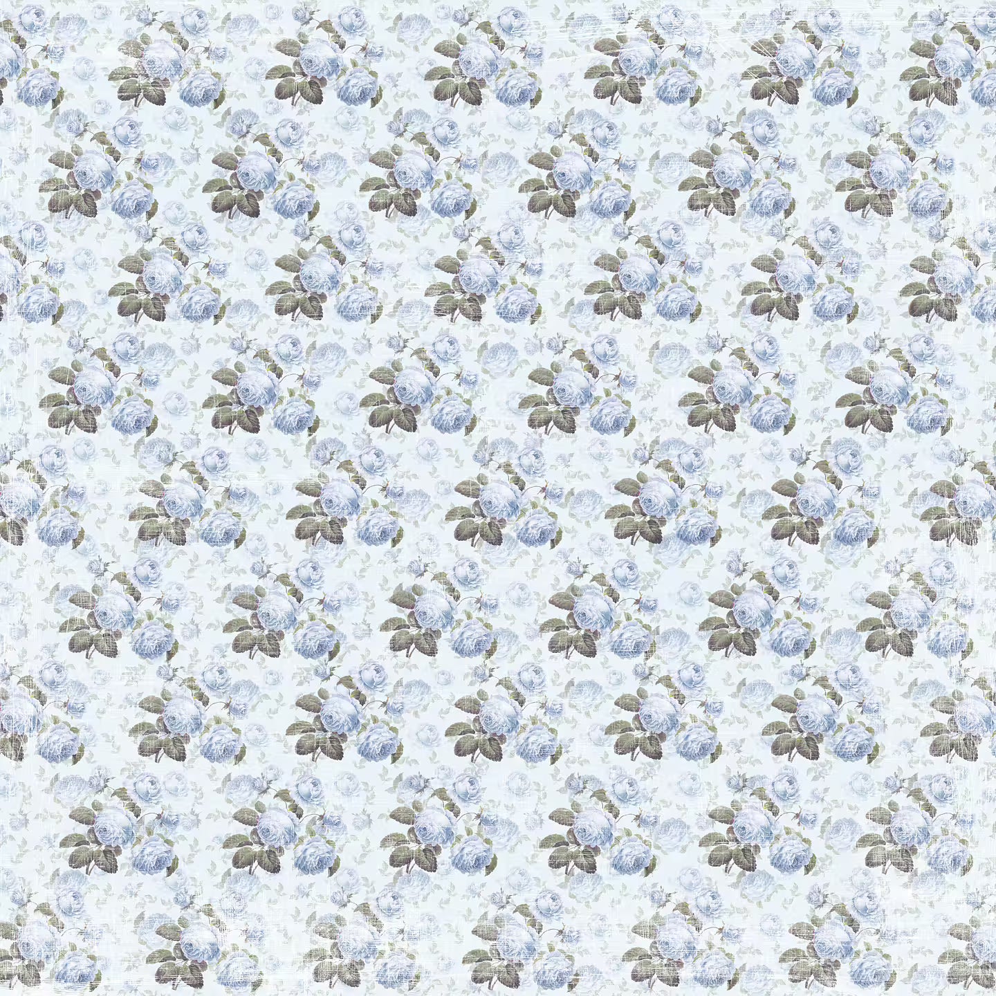 Reprint - Blue Rose Romance Collection - Rose Bouquet / Romantic roses 12x12 - RP0477-