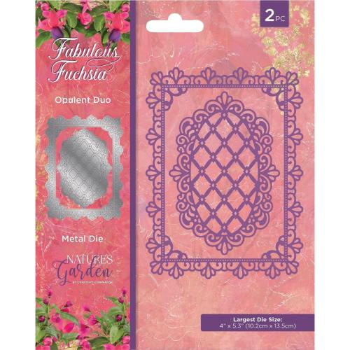 Crafters's Companion - Fabulous Fuchsia Metal Die Opulent Duo (NGA-FF-MD-OPD)