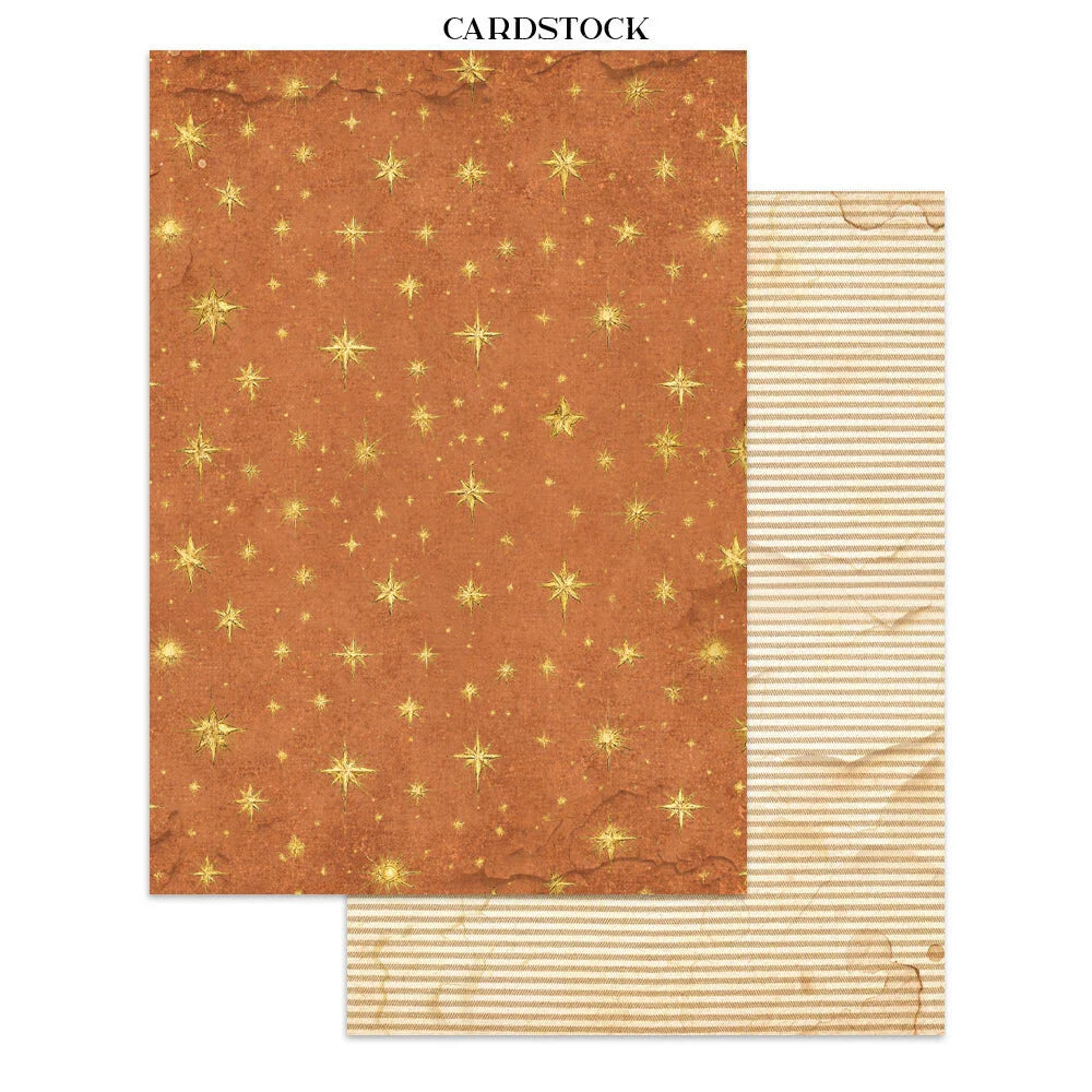 Silent Night Junk Journal Stickers, Backgrounds, Cut-Outs SBJK27
