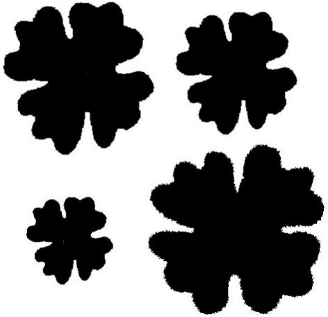 Reprint dies - små blomster  -4 stk dies