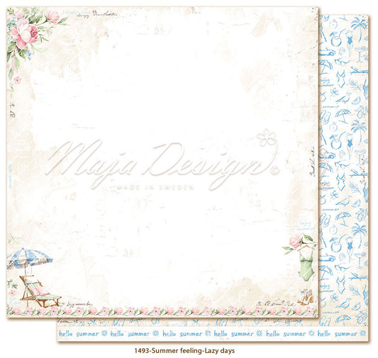 NYHET! Maja Design -  Summer feeling - Lazy days - 12 x 12"