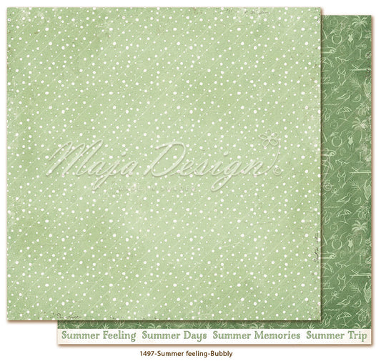 NYHET! Maja Design -  Summer feeling -  Bubbly - 12 x 12"