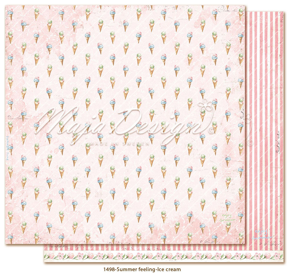 NYHET! Maja Design - Summer feeling - 12x12' Collection Pack + monocromes