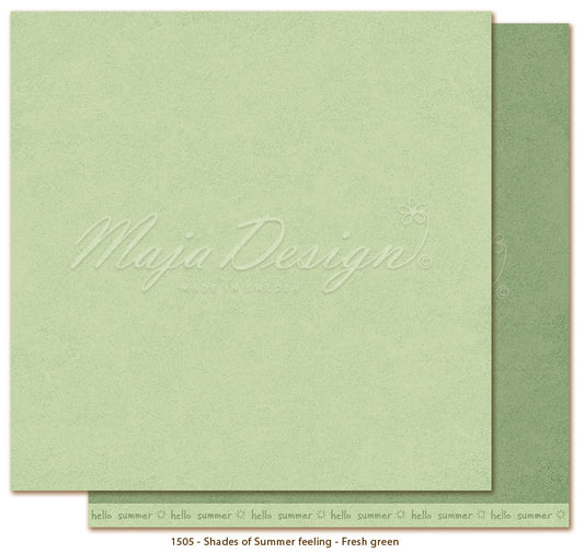 NYHET! Maja Design - Summer feeling - Fresh green - monocromes  12x12'