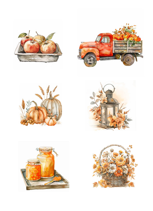NYHET! Reprint -klippark- Harvest -A4