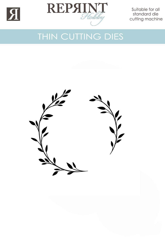 NYHET! Dies - Reprint - Rankor 2 st - 63 x 45 och 48 x 20 mm